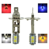 H1 Led Car Fog Light Auto Driving Headlamp Lamp Canbus 12V 24V Motorcycler Headlight For Truck Vehicle 12 24 Volt Running Bulb