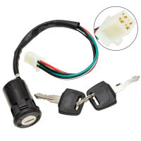 Công tắc khóa máy 4 chốt cho xe tay ga/ATV phân khối động 50cc, 70cc, 90cc, 110cc, 125cc (Quad, ATV,