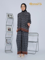 Annora - Noora Daster One Set Motif Unik Rayon Premium - Baju & Celana - One set daily dan nyaman