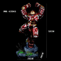 52cm New Marvel Avengers 3 Iron Man Anti-Hulk Armor Mk44 Full Body Combat Version Of The State Of The Hand Model Surprise Gifts