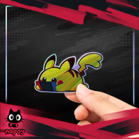 Stiker Hologram Anime Game Pokemon Nintendo V1