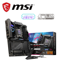 微星 MPG X870E CARBON WIFI 主機板+AMD R9 9900X代理盒裝 12核 24緒 中央處理器