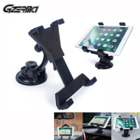 360° Rotating Car Tablet Holder Stand For iPad 9.7 11 12.9 Inch Car Windshield Dashboard Mount Holder For Samsung Xiaomi Tablet