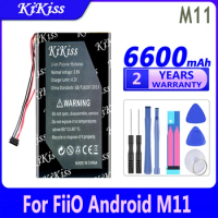 6600mAh KiKiss Powerful Battery M 11 For FiiO M11 HIFI Music MP3 Player For Fiio M11 Pro M11Pro Player Batteries