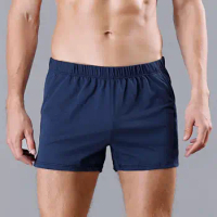 Men Boxer Briefs Men Ergonomic Boxers Breathable Men's Boxer Shorts Ergonomic Tailoring Elastic Waist Ideal for Daily Wear Sleep