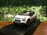 1/43 Norev Citroen C3 2016 White Metallic【MGM】