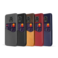 【拼布皮革】MI 紅米Note 9 Pro 插卡手機殼(5色)