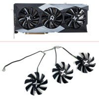 NEW 3PCS 85MM 4PIN GA91S2U Cooling Fan RX6800XT GPU FAN For Dataland RX6900XT RX6800 6700XT X-Seria Video Card Fan