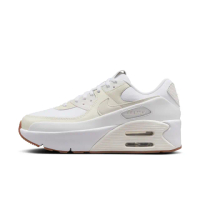 【NIKE 耐吉】Air Max 90 LV8 休閒鞋 運動鞋 女鞋 白 米黃 雙層氣墊 緩震(FD4328-111)