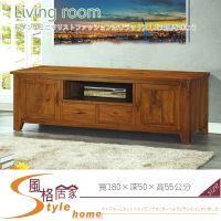《風格居家Style》印尼柚木6尺電視櫃(不含玻) 383-1-LM