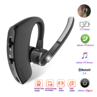 Single digital display wireless bluetooth headset general business noise reduction 5.0 bluetooth headset with microphone headset