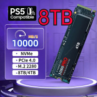 Original SSD 1080PRO M.2 2280 NVMe ภายใน Solid State Drive 1TB 2TB 4TB 8TB อ่าน12000เมกะไบต์/วินาที PCIe 5.0สำหรับเดสก์ท็อปพีซีแล็ปท็อป PS5