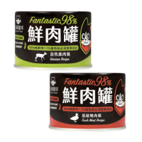 【汪喵星球】貓用98%無膠鮮肉主食罐-低敏鴨肉餐/放牧鹿肉餐165*12入組(貓罐頭/鮮肉罐)