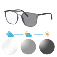 SHINU photochromic progressive reading glasses for men multifocal and photochromic grade glasses y2k for men gafas myopia custom