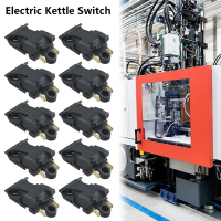 Tool Masters 10Pcs New 250V Electric Kettle Switch 2-Pin Black Thermostat Temperature Control 16A XE