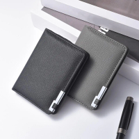 Men'S Short Multi-Card Slot Wallet, Student Wallet, Simple And Ultra-Thin, Can Hold Driver'S License