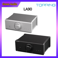 TOPPING LA90 Discrete Power Amplifier DAC High Power AMP CNC Machined 3xXLR/TRS Inputs used with D90SE A90 Pre90