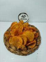AD Berkah Moring/Cimol Kering Koin Pedas Asin Gurih Renyah Kemasan 250 Gram Food Snack Cemilan Goren