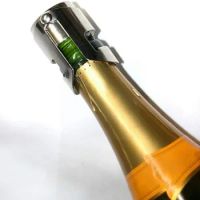 Wine Champagne Cork Stopper Beer Bottle Opener Vacuum Sealed Sparkling Wine Bottle Saver Stopper Cap Bottle Opener for Bar