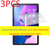 3PCS PET soft screen protector for Lenovo Tab M10 FHD plus 3rd Gen 2022 10.6'' tablet TB-125FU TB-128FU/2nd protective film