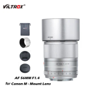 VILTROX 56mm F1.4 Lens EF-M Large Aperture Auto Focus Portrait Lens APS-C Prime Lens For Canon EOS M M5 M10 Cameras Lenses