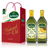 Olitalia 奧利塔 純橄欖油+葵花油禮盒組(1000mlx2瓶)