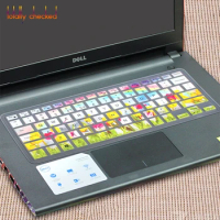 Silicone keyboard cover skin For DELL XPS 15 XPS15-9550 9560 9570 15MF Pro 5578 7558 7568 7569 7572 15W/WR Vostro 15 5568 7568