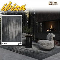 [Karpet Direct] Ibiza Karpet (Abu-abu) 100x150 cm - Kode 45-4597