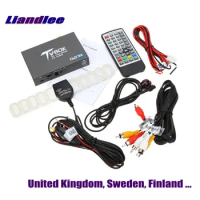Finland Car Digital TV Receiver Host Mobile HD Turner Box Antenna High Speed / Model DVB-T2-T337 UK Sweden