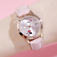 New  Watch Donald Duck Fashion Trend Quartz Watch Popular Middle School Student Belt Girl Children W