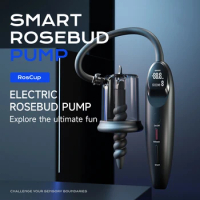 6 Modes Smart Electric Rosebud Pump Anal Vacuum Pump Anal Toys for Men Women Sucking Prostate Stimul