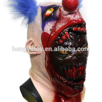 Horrible Scary Mask Party Halloween Bloody Clown Latex Mask Cosplay Costume Full Face Masks