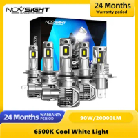 NOVSIGHT N62 H4 H7 LED Car Headlight H11 9005 9006 HB3 HB4 6500K 20000LM 90W Auto Headlamp Fog Light Bulbs