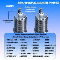 YAMAGATA Busi Racing Iridium Oversize D6HS Mio supra fino Jupiter Smash Grand Shogun Spin Vega c100