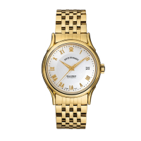 REVUE THOMMEN 梭曼錶 華爾街系列 自動機械腕錶 白面x鍊帶/37mm  (20002.2112)