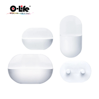 O-Life Pocket 壁面磁吸式收納組 - 四件入(衛浴收納 牆面收納 辦公室收納 白板收納 置物櫃收納)