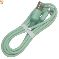 月陽8PIN加粗銅液態矽膠線1.5公尺快充3A加固加硬接線頭充電線資料傳輸線(APW15)