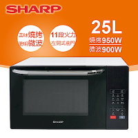 SHARP夏普25L多功能自動烹調燒烤微波爐 R-T25KG(W)