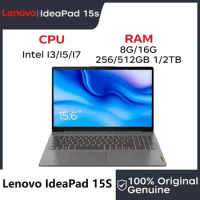 Lenovo Laptop IdeaPad 15S Slim Light 15" Intel Core I5 16G DDR4 RAM 512G 1TB SSD Nvme Office Desktop