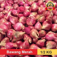Bawang Merah Brebes/Bawang Merah/Bawang Merah Kupas/Bawang Merah Serut/Bawang Merah Murah 1/2 KG 100