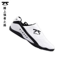 Firmway Professional Taekwondo Shoe for Unisex Soft Sole Kids Kung Fu Comfortable Men Women Tai Chi Karate Shoes White Sneakes