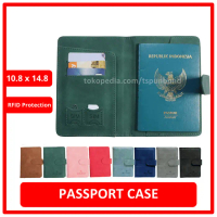 Dompet Passport Kulit RFID Passport Cover - Case Paspor Murah Premium
