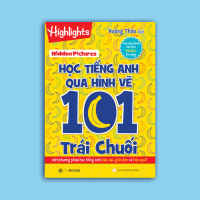 SÁCH: Hidden Pictures – Học tiếng Anh qua hình vẽ 101 trái chuối - SaiGonBooks