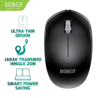 Robot M210 Wireless Optical Mouse USB Garansi 1tahun