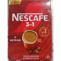 NESCAFE 3 IN 1 VỊ NGUYÊN BẢN, HỘP 18 GÓI