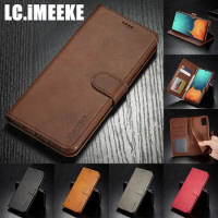 Leather Wallet Case for Samsung Galaxy S24 Ultra S23 S22 S21 S20 FE S10 Plus Flip Cover A25 A15 A14 A13 A54 A53 A52S 5G A51