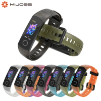 Silicone Wrist Strap For Huawei Honor Band 5 Bracelet Translucent Strap For Honor Band 4 Band 5 Wristbands Colorful Band