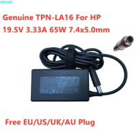 Genuine TPN-LA16 19.5V 3.33A 65W 7.4x5.0mm TPN-CA16 TPN-DA17 L39752 L40094-001 AC Adapter For HP Laptop Power Supply Charger