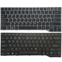 New US laptop keyboard FOR Fujitsu Lifebook E733 E734 E743 E744 NO Backlight