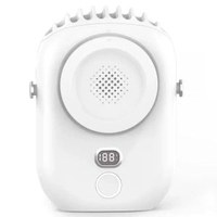 便攜掛脖風扇迷你usb充電香薰無葉懶人風扇辦公室桌面小風扇